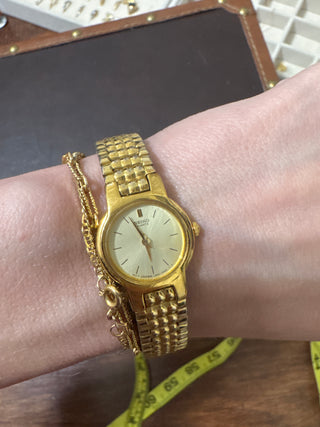 Vintage Seiko Gold Stretch Watch