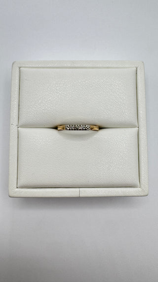 14k Vintage Diamond Blossom Ring