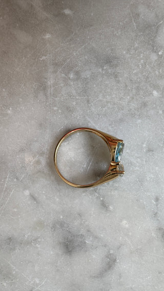 Toi et Moi Pear Ring