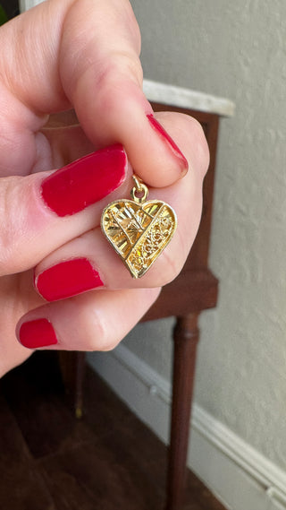 #3. 14k 3d Heart Pendant