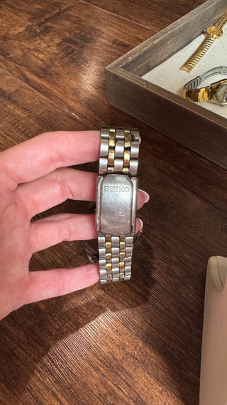Vintage White face seiko watch