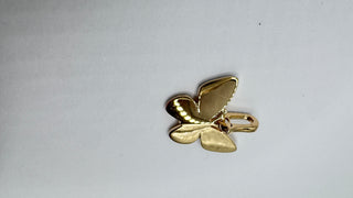 14k Diamond Butterfly Charm with Connector