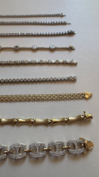 14k Vintage Bamboo Bracelet