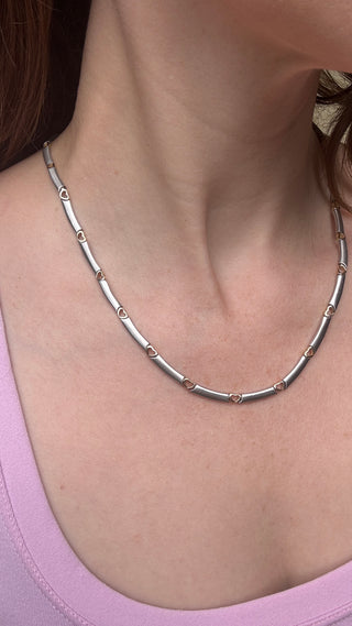 14k Vintage Heart Necklace