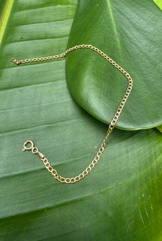 14k Italy Curb /Cuban link Bracelet