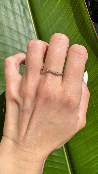 Thin Diamond Stacking Rings