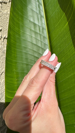 Thin Diamond Stacking Rings