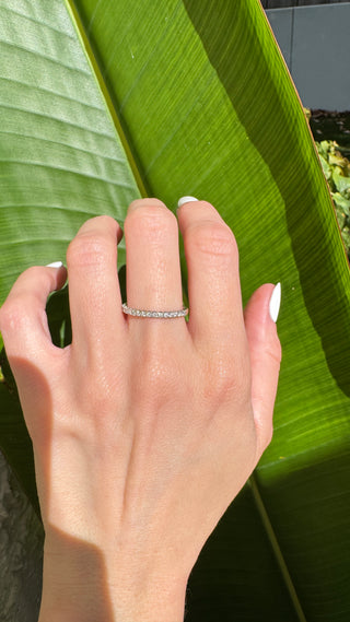 Thin Diamond Stacking Rings